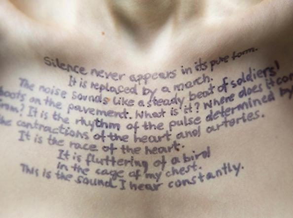 Page No. 00, from the Body Texts Series