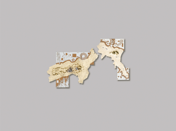 The river at the dusk