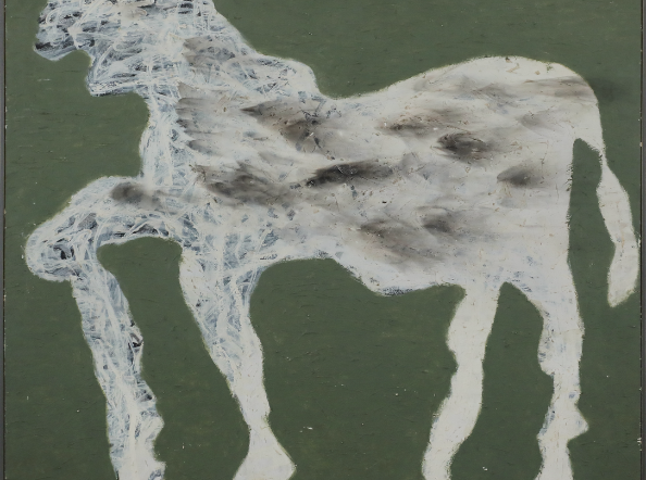 Animal with burn marks