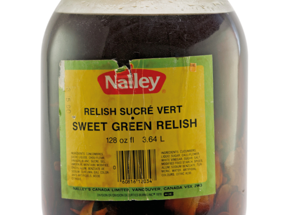 Mother’s Cupboard: Nalley Sweet Green Relish Jar 1