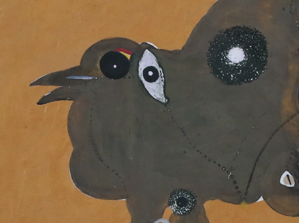 Bird with two eyes