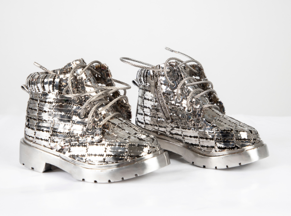 Boots with long lace