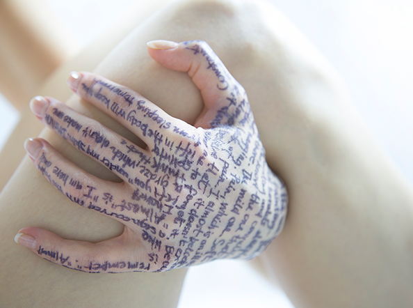 Page No. 01, from the Body Texts Series